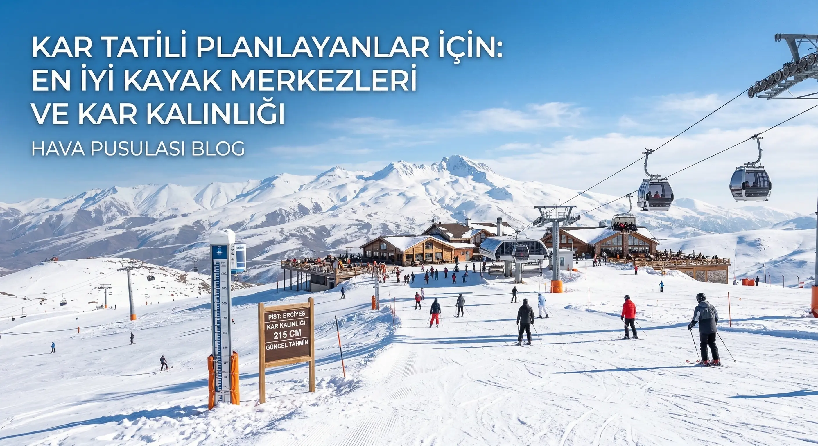 Kar Tatili Planlayanlar İçin: En İyi Kayak Merkezleri ve Kar Kalınlığı
