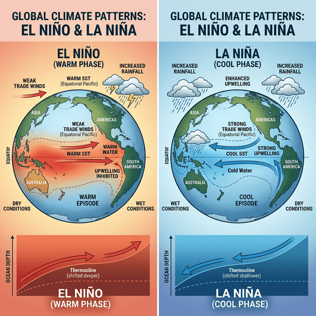 El Nino ve La Nina Nedir? Türkiye İklimini Nasıl Etkiler?