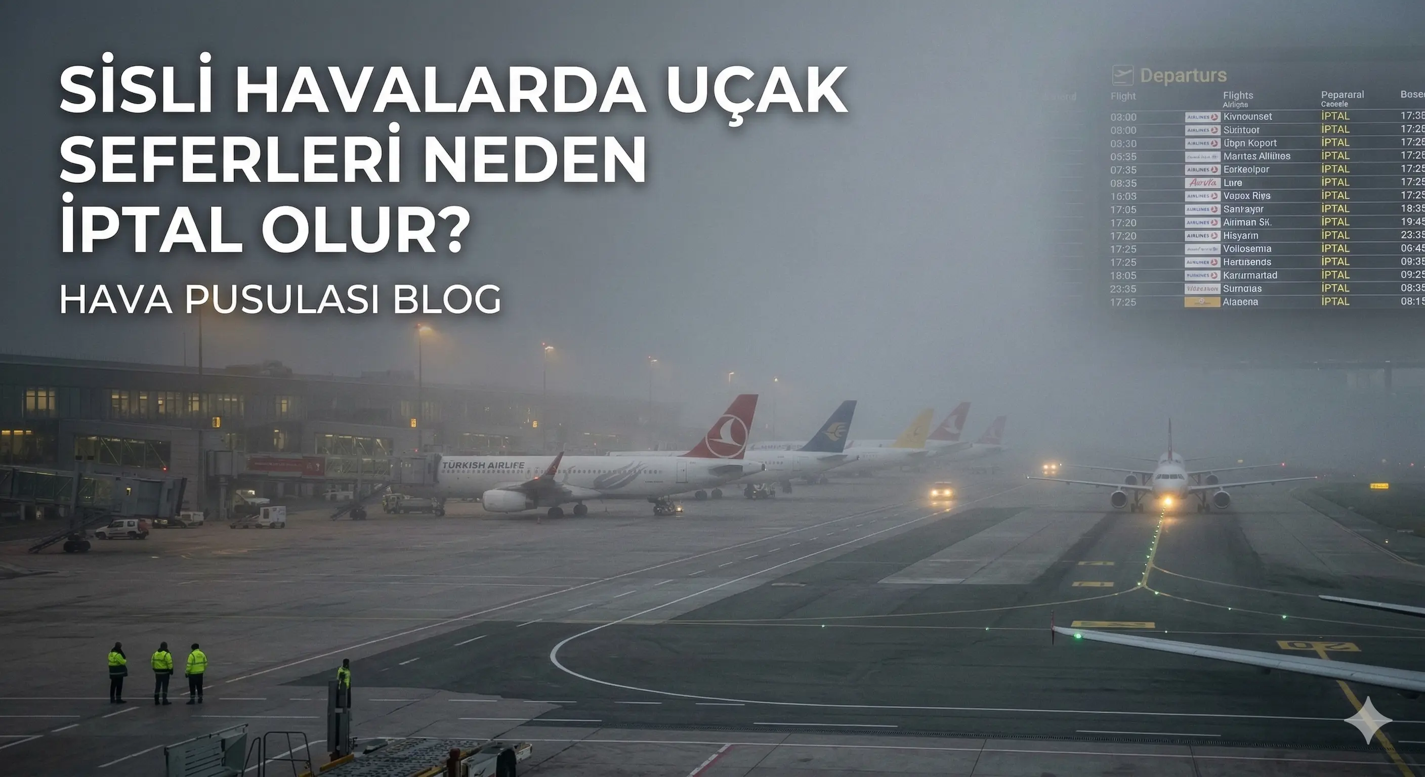 Sisli Havalarda Uçak Seferleri Neden İptal Olur?