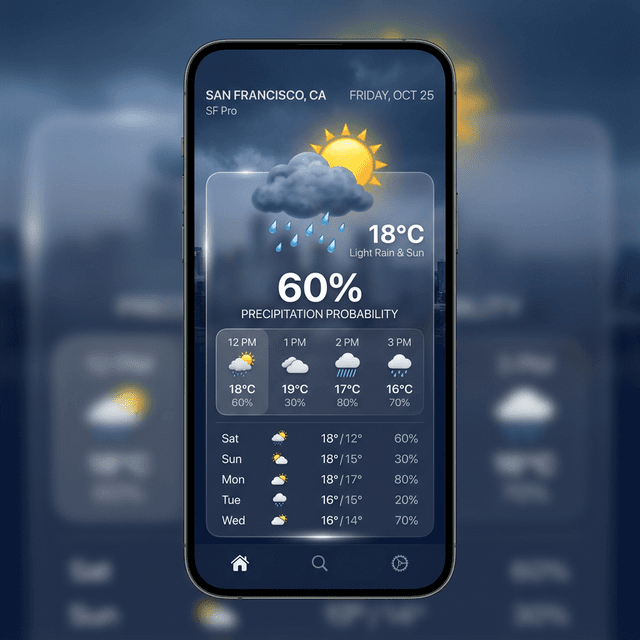 Hava Durumundaki Yağış Yüzdesi (%60) Aslında Ne Anlama Geliyor?